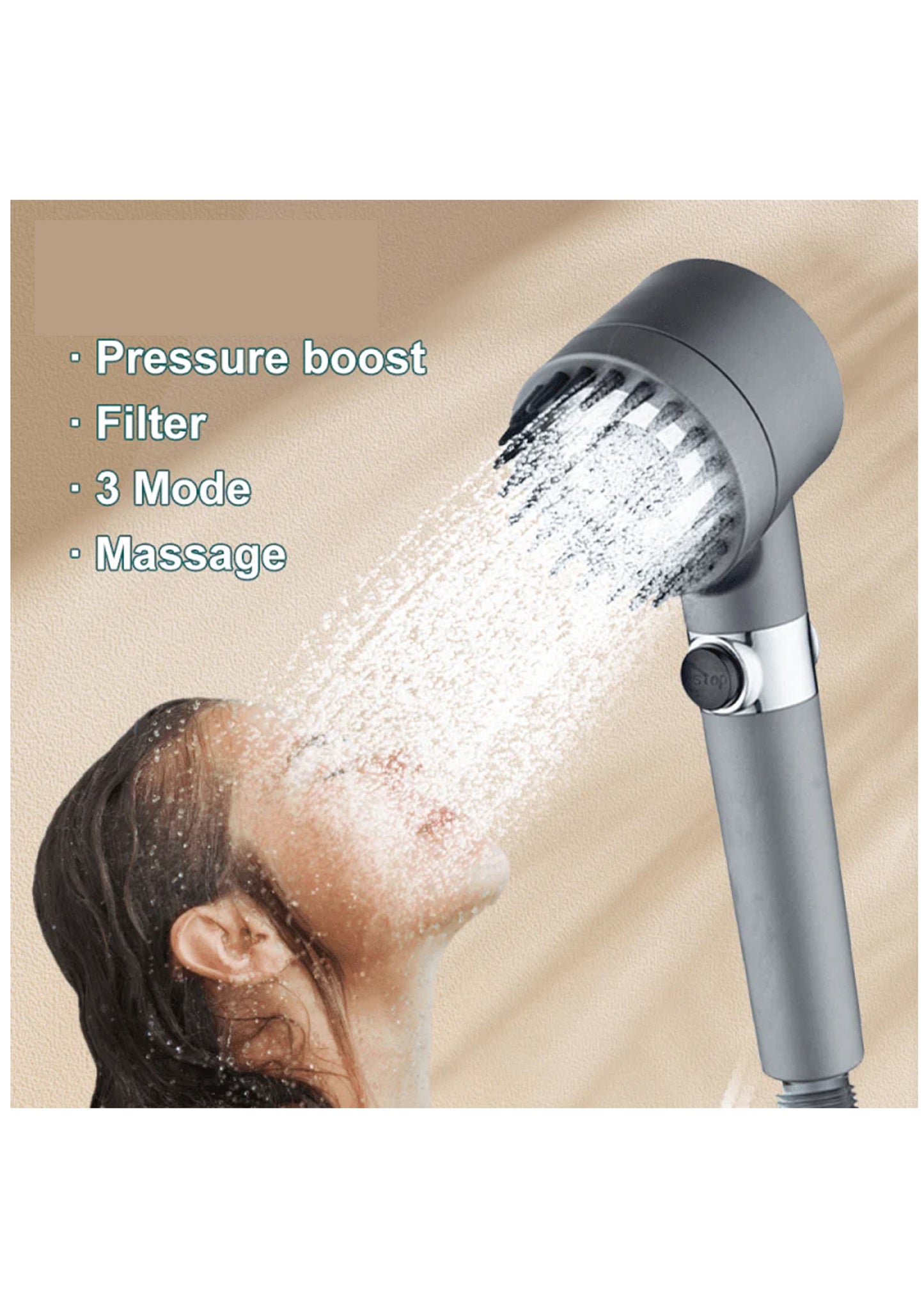 Portable High Pressure Shower Head