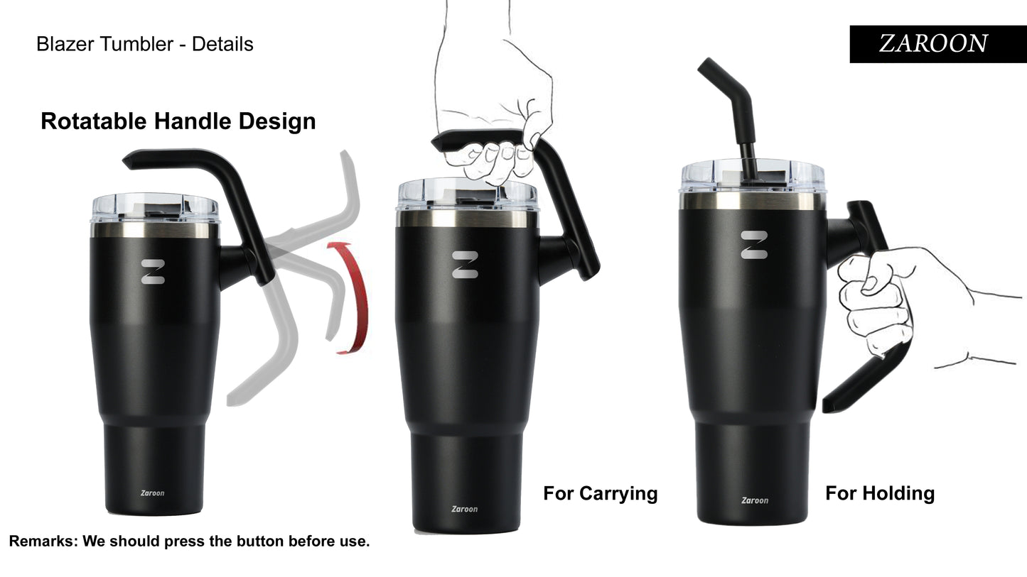 Zaroon Stainless Steel Insulated Tumbler