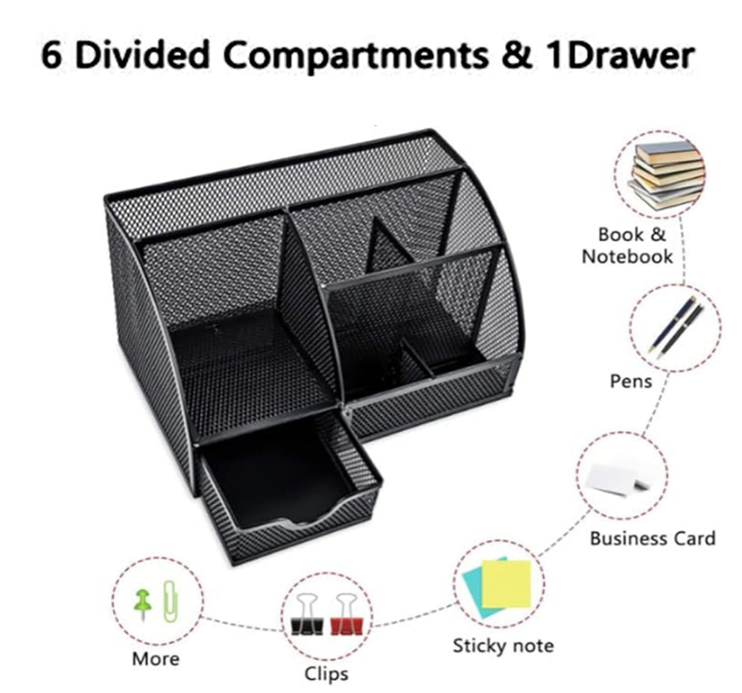 Mesh Desk Organizer