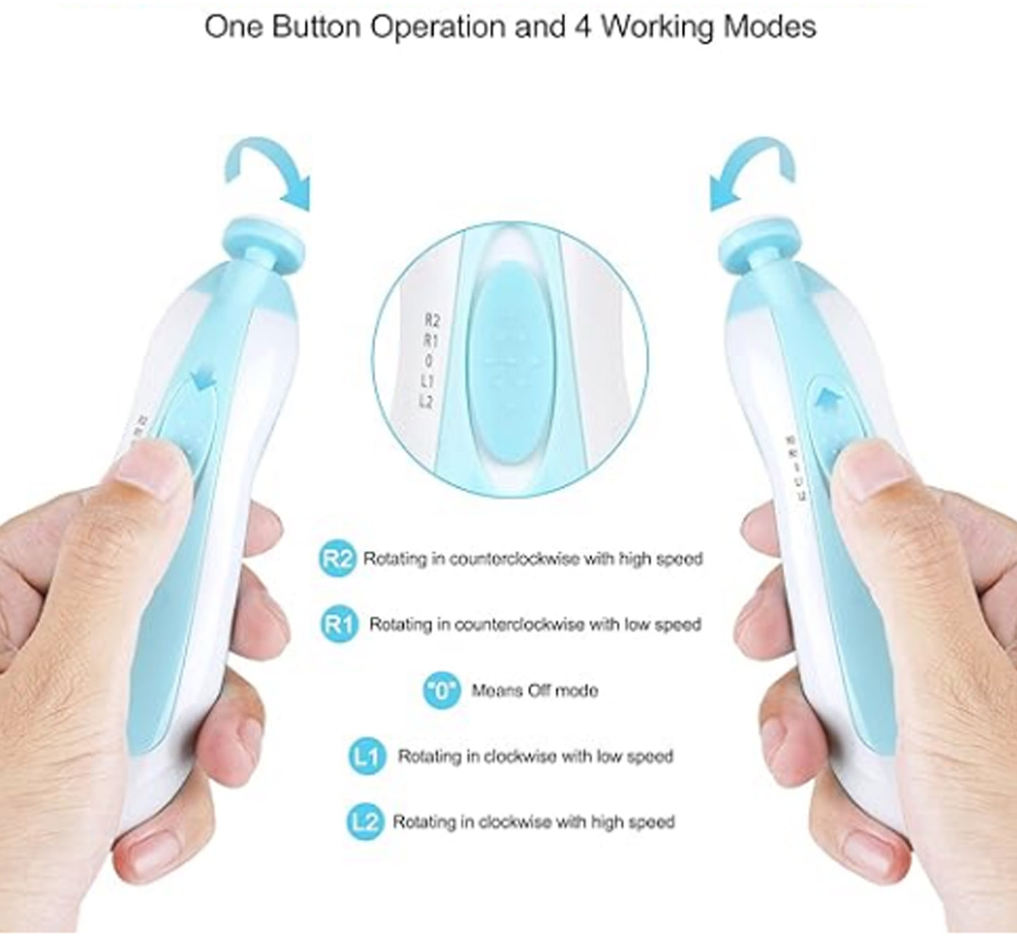 Baby Nail Trimmer Electric Clippers – Zaroon