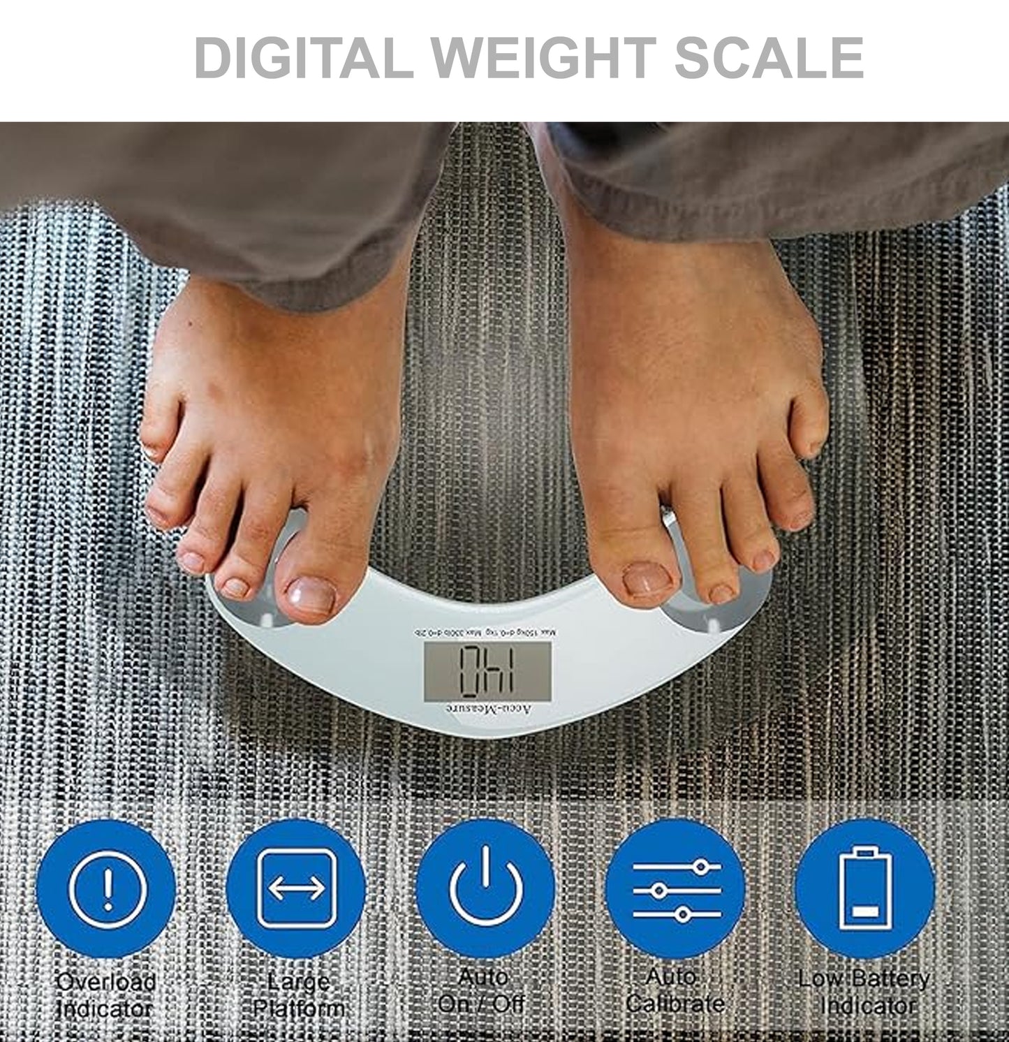 Zaroon Digital Glass Weighing Scale