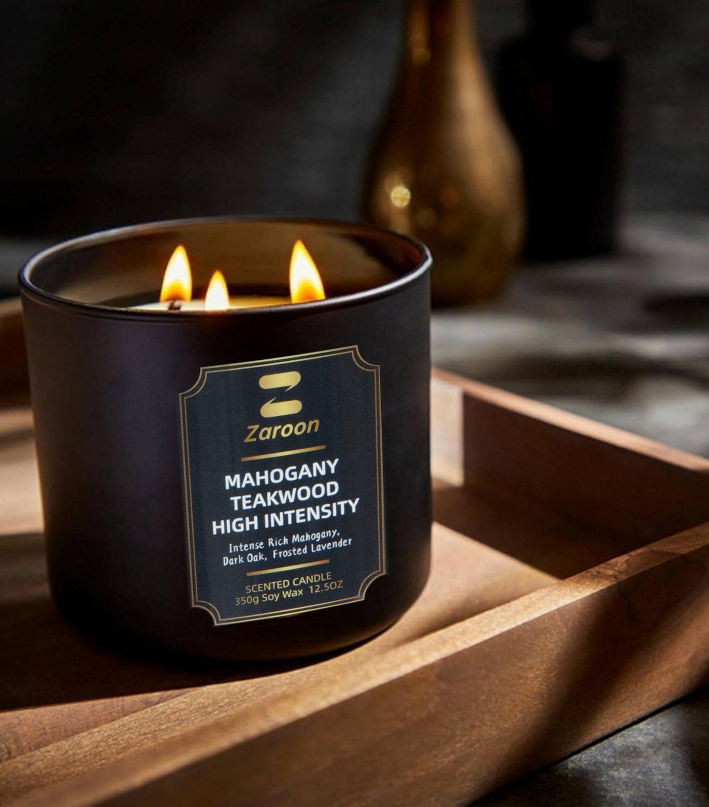 Zaroon Three Wick Soy Candle