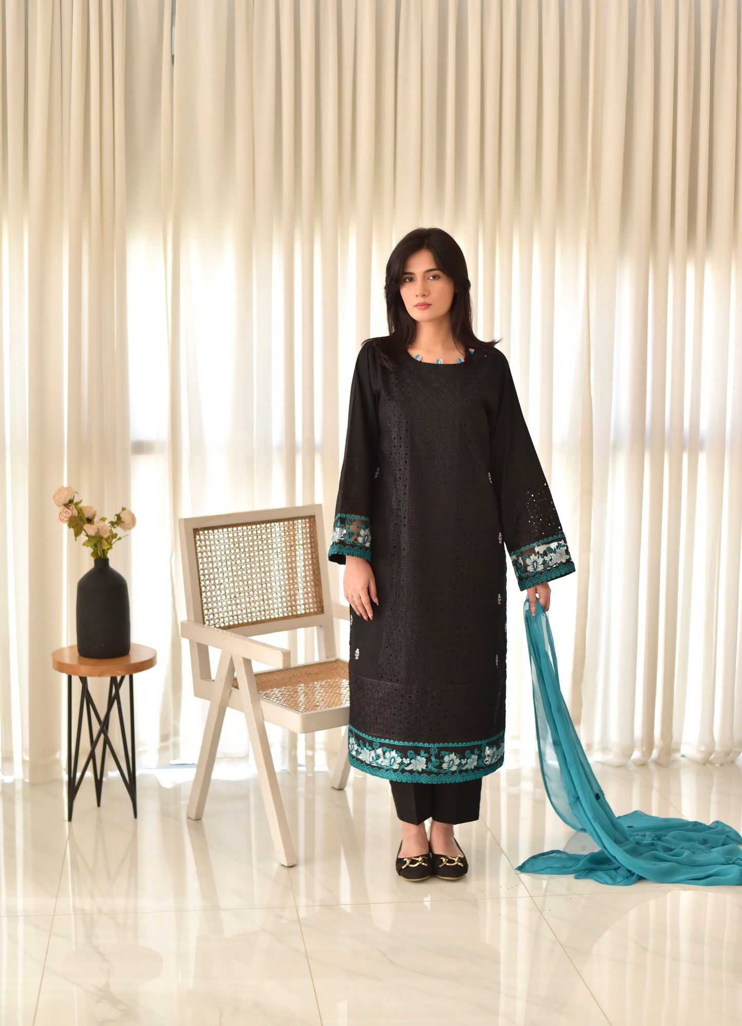 Sofia 3-Piece Chikankari Set