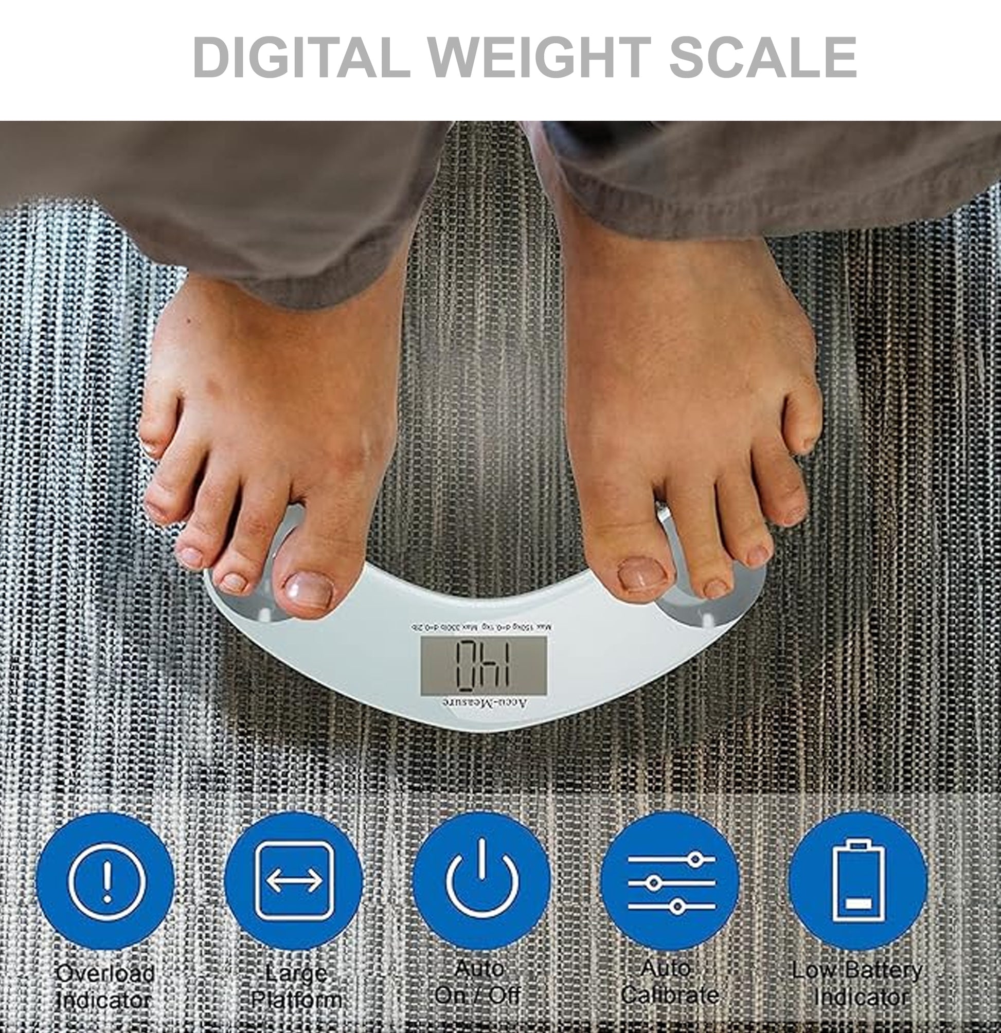 Zaroon Digital Glass Weighing Scale