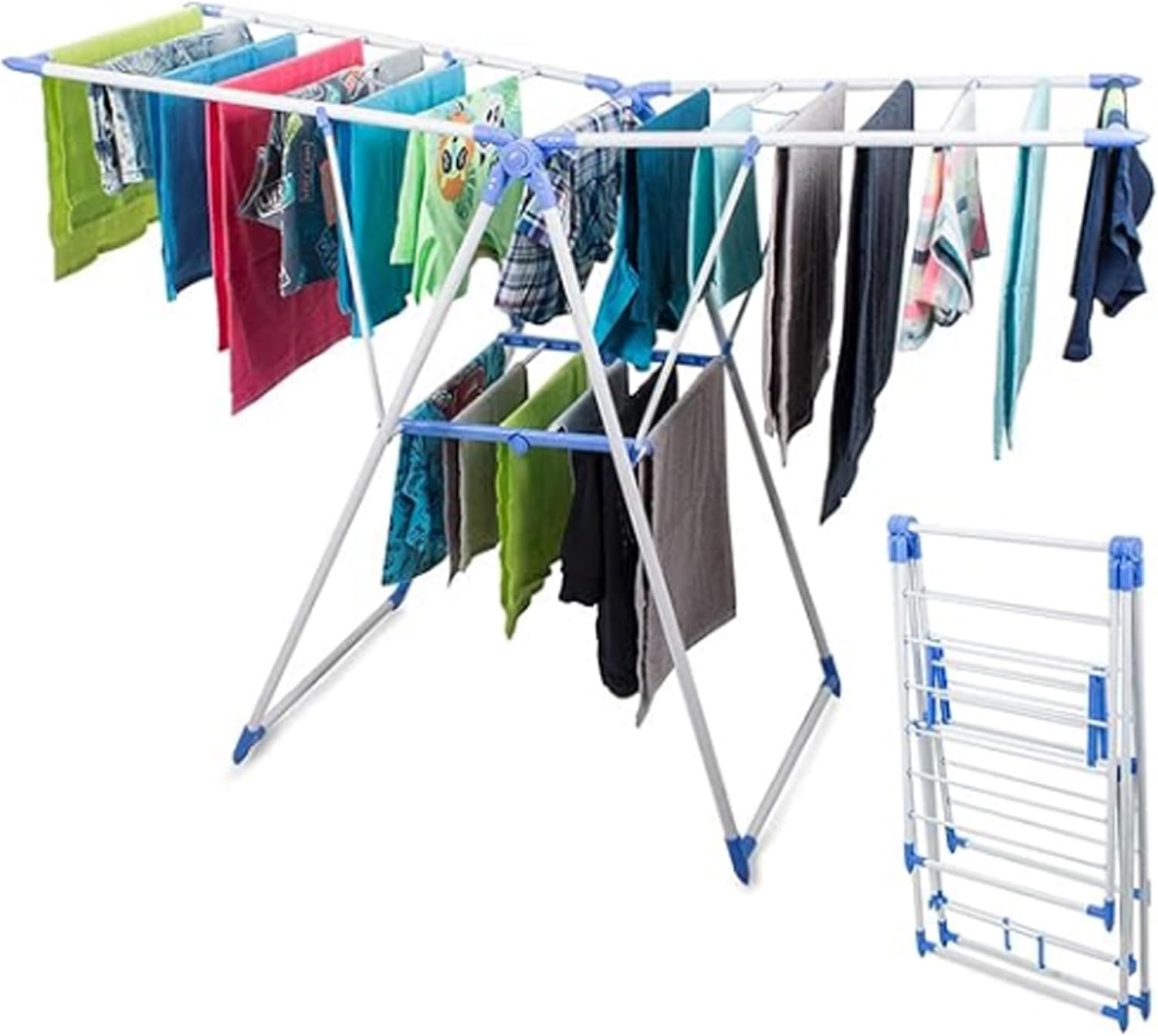 Portable Clothes Drying Rack Stand 