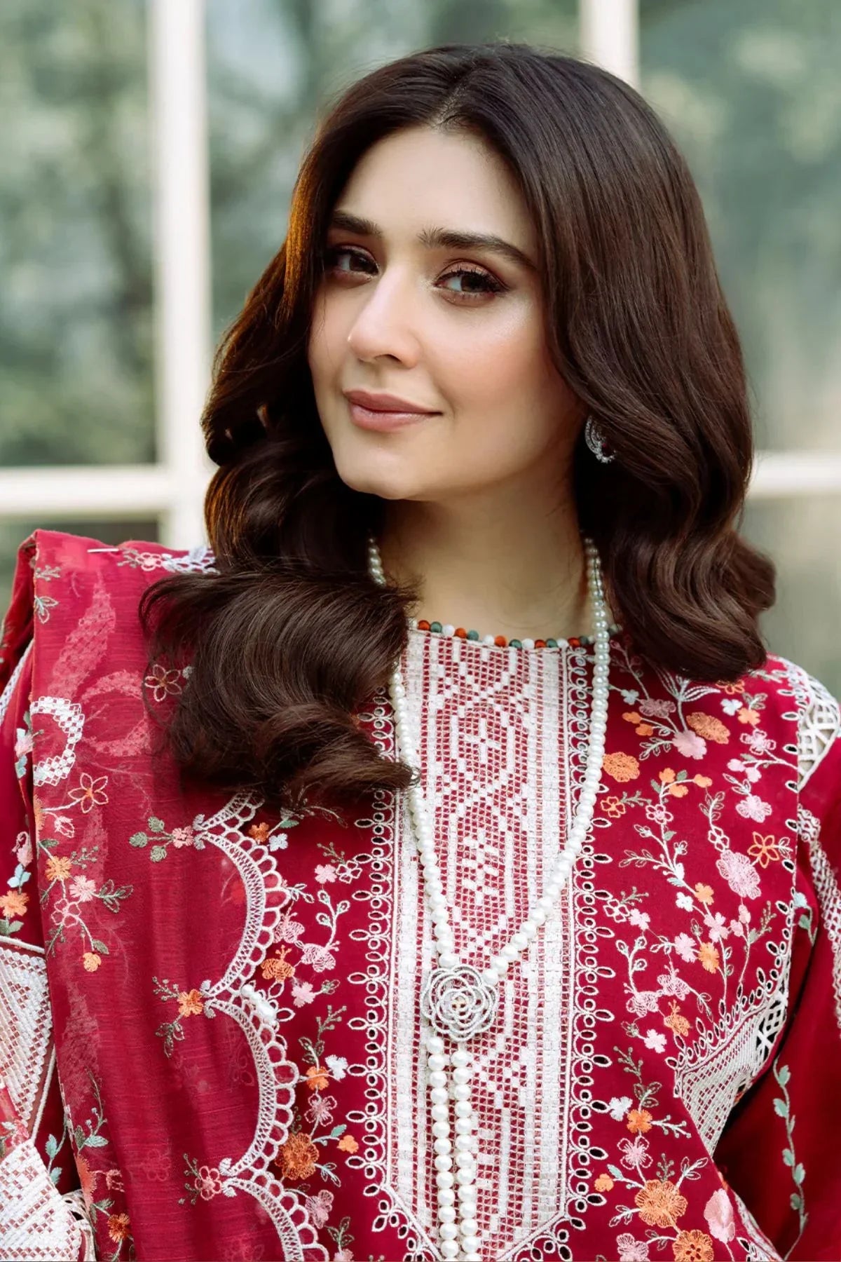 Bahar -  Luxury Dhanak  Embroidered 3PC Suit | Unstitched